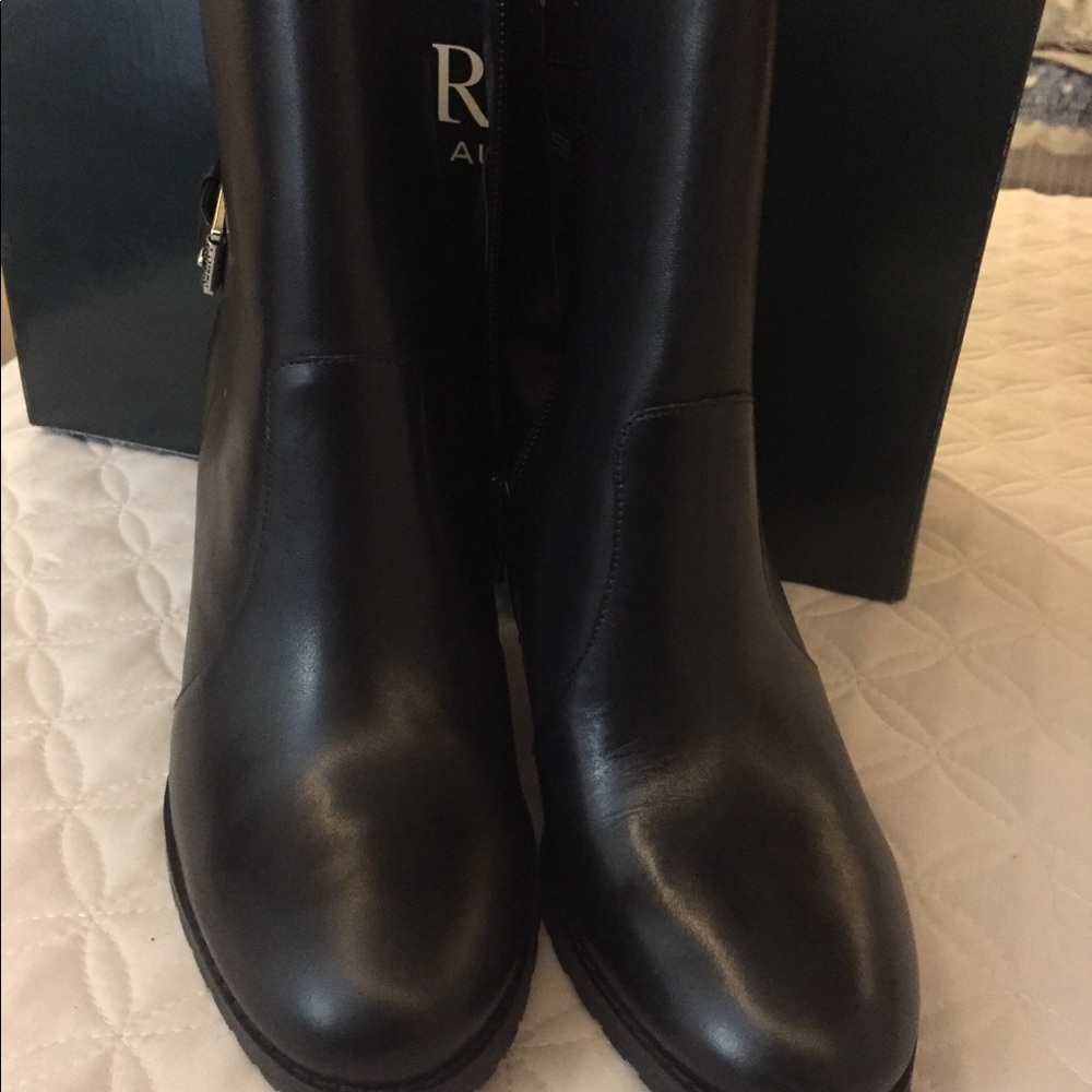 Ralph Lauren Boots Cabrey Burnished Calf - Picture 3 of 5